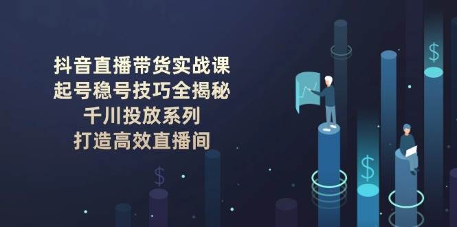 抖音直播带货实战课:起号稳号技巧全揭秘, 千川投放系列, 打造高效直播间-赛德副业库
