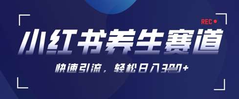 AI+可画生成小红书养生作品,新手暴力起号,矩阵操作,轻松日入3张+-赛德副业库