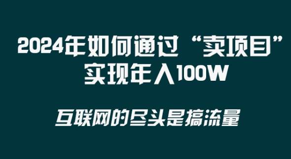 2024年 做项目不如‘卖项目’更快更直接！年入100万-赛德副业库