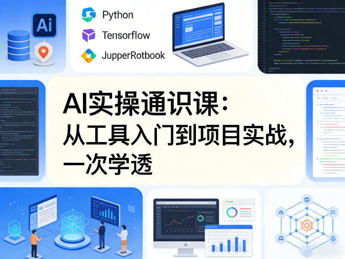 AI实操通识课，从工具入门到项目实战，一次学透-赛德副业库