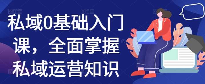 私域0基础入门课，全面掌握私域运营知识-赛德副业库