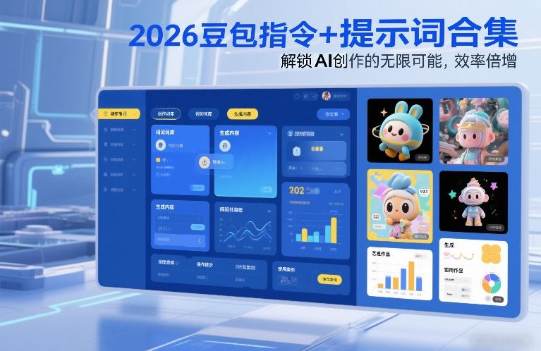 2026豆包指令+提示词合集,解锁AI创作的无限可能,效率倍增-赛德副业库
