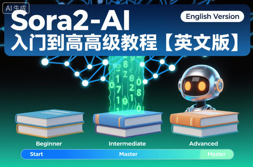 Sora2-AI入门到高级教程【英文版】-赛德副业库