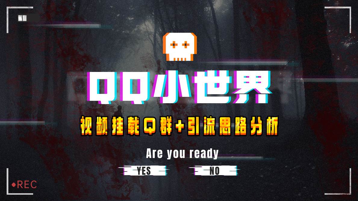 （8031期）【全网首发】QQ小世界_Q群挂载教程+引流思路分析-赛德副业库