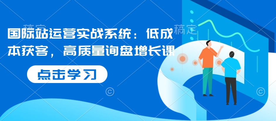 国际站运营实战系统：低成本获客，高质量询盘增长课（更新）-赛德副业库
