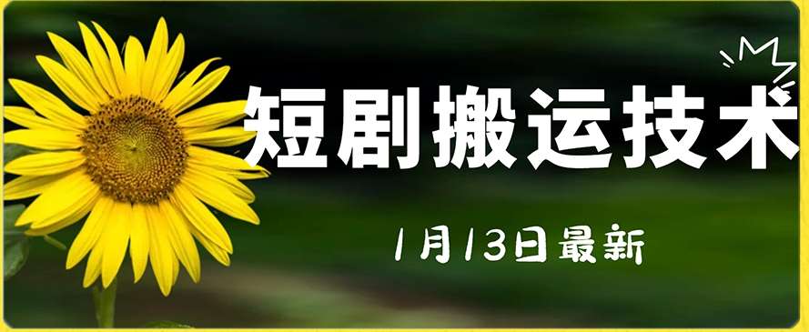 最新短剧搬运技术，电脑手机都可以操作，不限制机型-赛德副业库