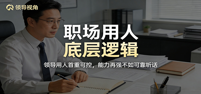 公众号付费文章：职场用人底层逻辑，领导用人首重可控，能力再强不如可靠听话-赛德副业库