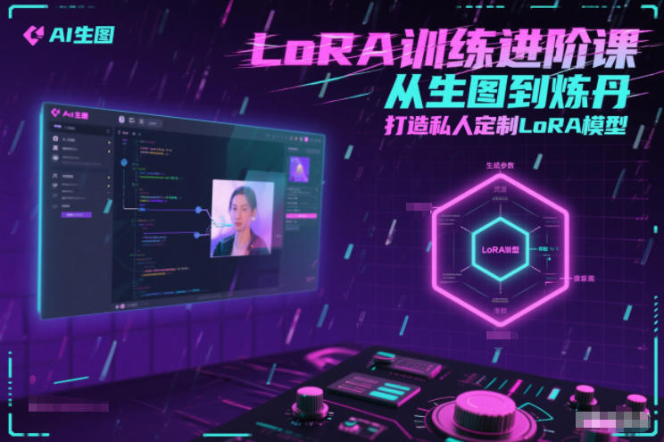 LoRA训练进阶课,从生图到炼丹,打造私人定制LoRA模型-赛德副业库