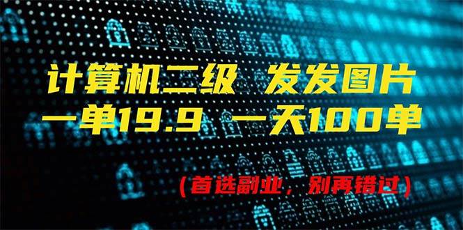 （11715期）计算机二级，一单19.9 一天能出100单，每天只需发发图片（附518G资料）-赛德副业库