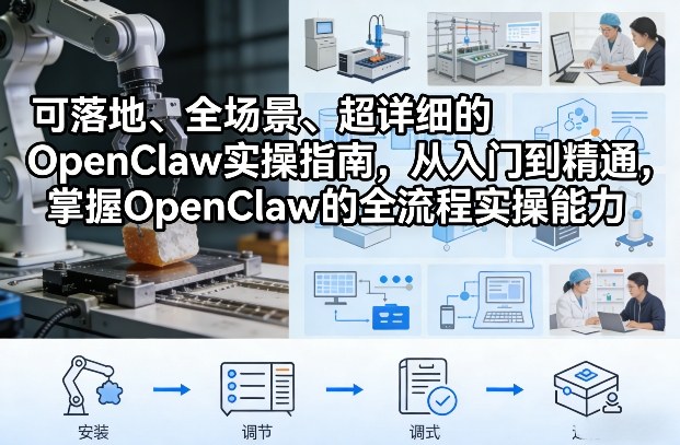 可落地、全场景、超详细的OpenClaw实操指南,从入门到精通,掌握OpenClaw的全流程实操能力-赛德副业库