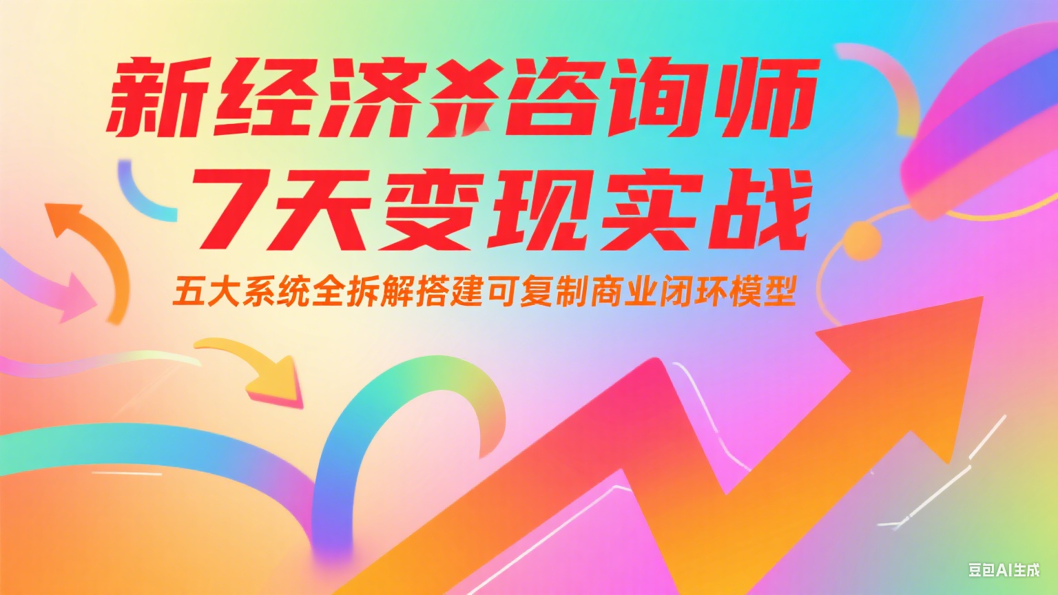 新经济咨询师 7 天变现实战：五大系统全拆解搭建可复制商业闭环模型-赛德副业库