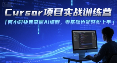 Cursor项目实战训练营，两小时快速掌握AI编程，零基础也能轻松上手-赛德副业库