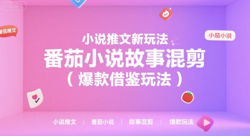 小说推文新玩法,番茄小说故事混剪(爆款借鉴玩法)-赛德副业库