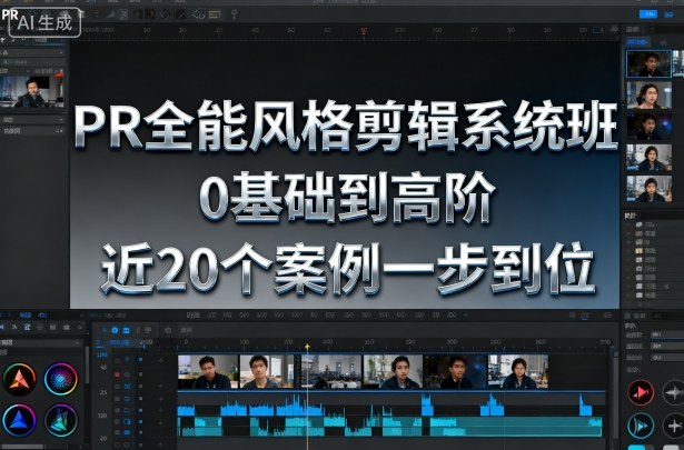 PR全能风格剪辑系统班，0基础到高阶，近20个案例一步到位-赛德副业库