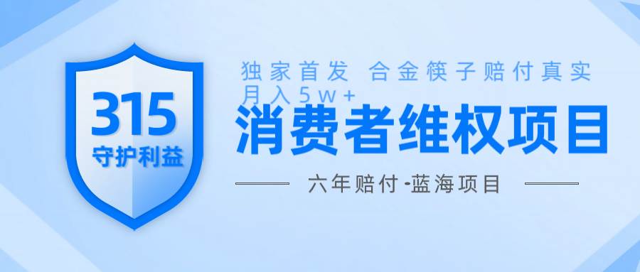 维Q赔付合金筷子玩法小白也能月入5w+风口项目实操-赛德副业库