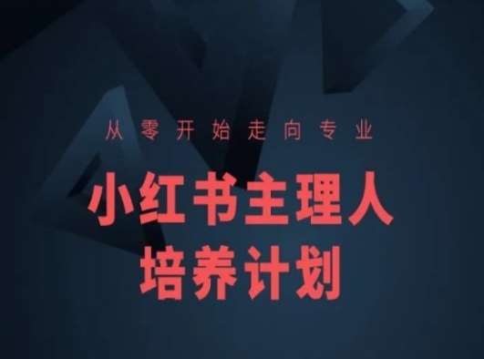 小红书课程简化版，从零开始走向专业，小红书主理人培养计划-赛德副业库