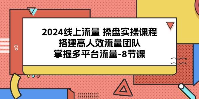 （10466期）2024线上流量 操盘实操课程，搭建高人效流量团队，掌握多平台流量-8节课-赛德副业库