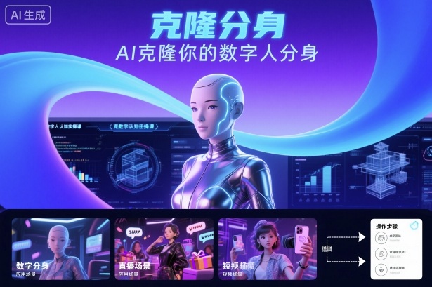 AI数字人认知实操课,克隆你的数字人分身-赛德副业库