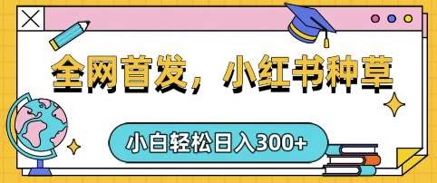 小红书种草,手机项目,日入3张,复制黏贴即可,可矩阵操作,动手不动脑【揭秘】-赛德副业库