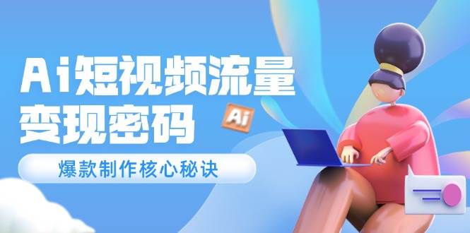 Ai短视频流量密码，爆款制作核心秘诀，120万案例深度解析-赛德副业库