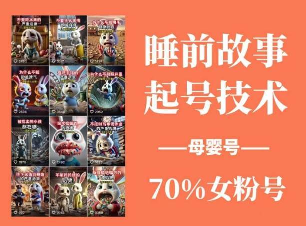 图片[2]-睡前故事动画制作课程，涵盖AI文案、配音、视频剪辑等，实现百分百原创-赛德副业库