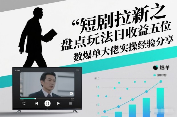 短剧拉新之盘点玩法日收益五位数爆单大佬实操经验分享-赛德副业库