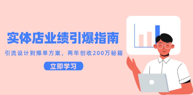 实体店业绩引爆指南,引流设计到爆单方案,两年创收200万秘籍-赛德副业库