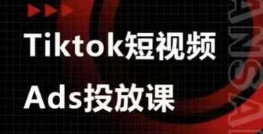 Ads视频投放课,tiktok短视频广告投放课-赛德副业库
