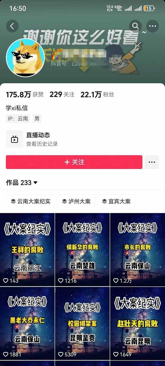 图片[3]-大案纪实解说短视频制作，文案生成、剪辑教学、伙伴计划，单条收益可达7-10元-赛德副业库