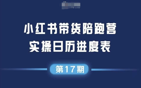 小红书第17期带货陪跑营，不囤货，无不直播，无不投流，通过选品+笔记内容+测品+笔记铺量+矩阵运营打爆款-赛德副业库