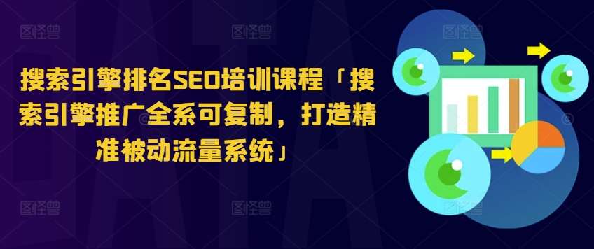 搜索引擎排名SEO培训课程「搜索引擎推广全系可复制，打造精准被动流量系统」-赛德副业库