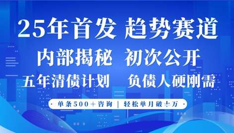 2025年首次公开,真正的事业型赛道,客咨不断,单月轻松破W-赛德副业库