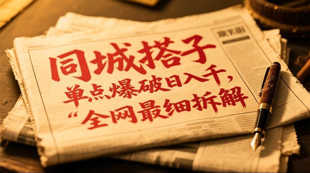 同城搭子群19.9单点爆破日入千,搭子组局月入万,全网最细拆解-赛德副业库
