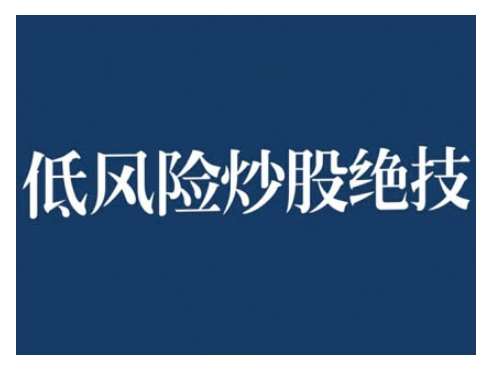 2024低风险股票实操营,低风险,高回报-赛德副业库