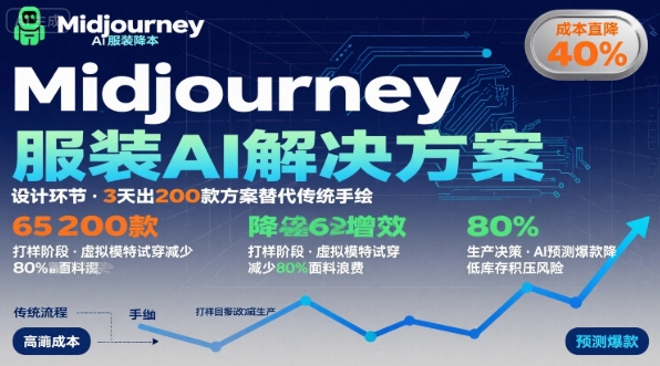 AI在服装领域的运用,使用midjourney做服装辅助企业降低成本-赛德副业库