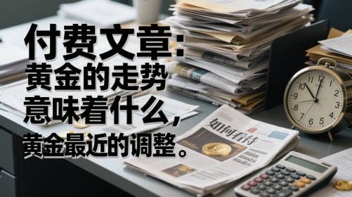 付费文章:黄金的走势意味着什么,如何看待黄金最近的调整-赛德副业库