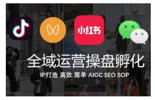 全域运营操盘(抖音+私域+小红书)，IP打造高效简单-赛德副业库