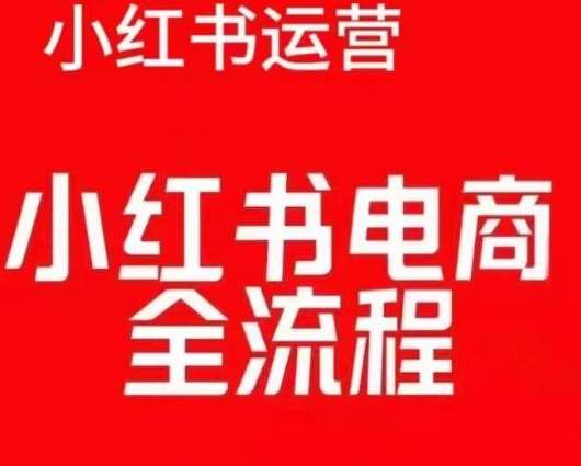 红薯电商实操课，小红书电商全流程-赛德副业库