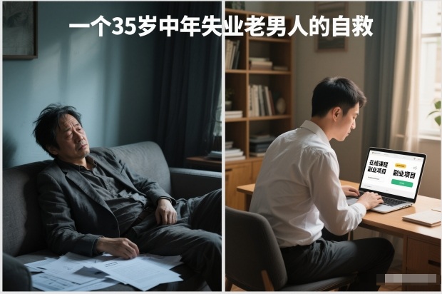 付费文章:一个35岁中年失业老男人的自救-赛德副业库