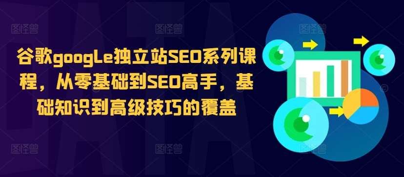 谷歌google独立站SEO系列课程，从零基础到SEO高手，基础知识到高级技巧的覆盖-赛德副业库