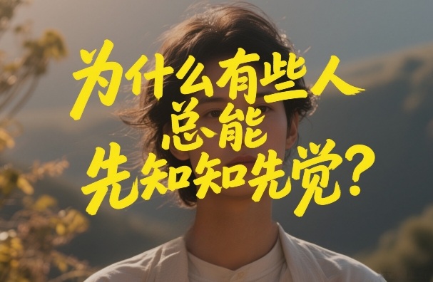 付费文章：为什么有些人总能先知先觉？-赛德副业库