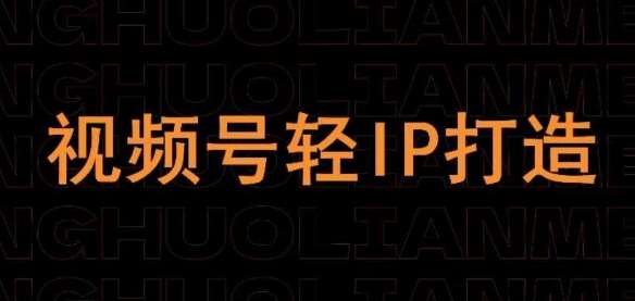 视频号线上课程，视频号轻IP打造-赛德副业库