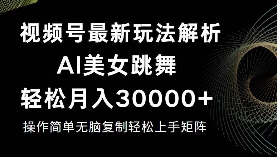 （12420期）视频号最新暴利玩法揭秘，轻松月入30000+-赛德副业库