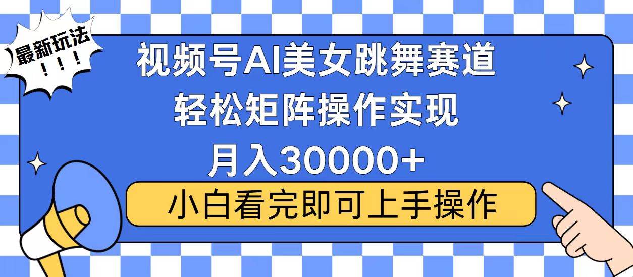 (13813期)视频号蓝海赛道玩法,当天起号,拉爆流量收益,小白也能轻松月入30000+-赛德副业库