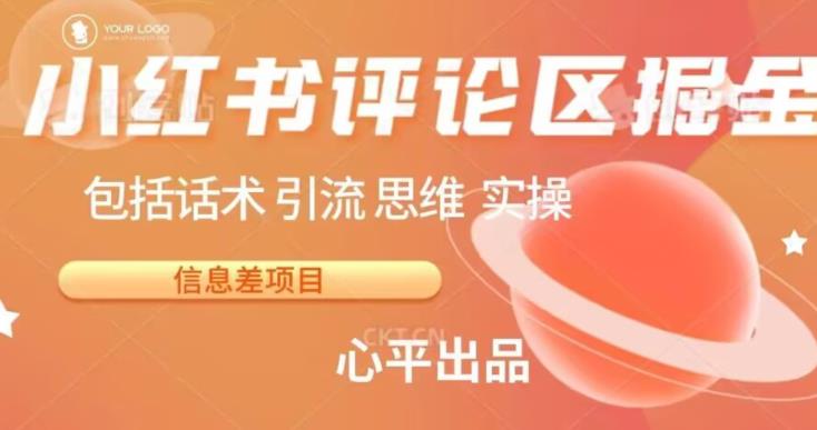 小红书评论区掘金日入200+【信息差项目】【揭秘】-赛德副业库