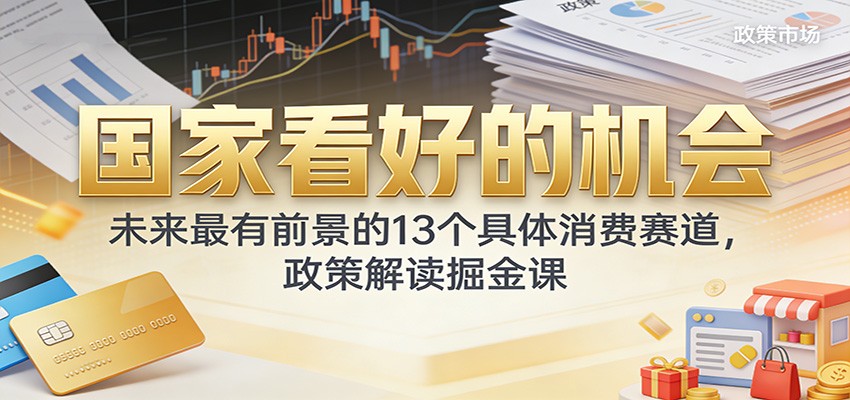公众号付费文章:国家看好的机会,未来最有前景的13个具体消费赛道,政策解读掘金课-赛德副业库