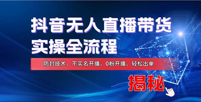（13001期）在线赚钱新途径：如何用抖音无人直播实现财务自由，全套实操流程，含…-赛德副业库