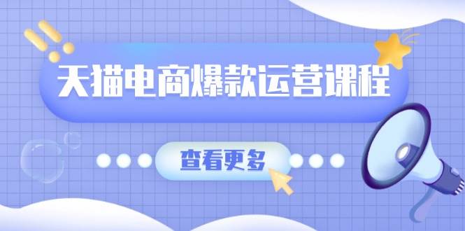 （13910期）天猫电商爆款运营课程，爆款卖点提炼与流量实操，多套模型全面学习-赛德副业库