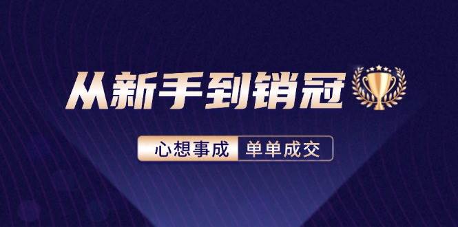 （12383期）从新手到销冠：精通客户心理学，揭秘销冠背后的成交秘籍-赛德副业库