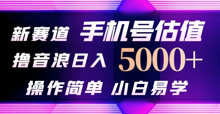 （10154期）抖音不出境直播【手机号估值】最新撸音浪，日入5000+，简单易学，适合...-赛德副业库